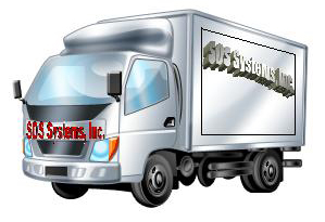 An Illustration of an SOS Moving Truck